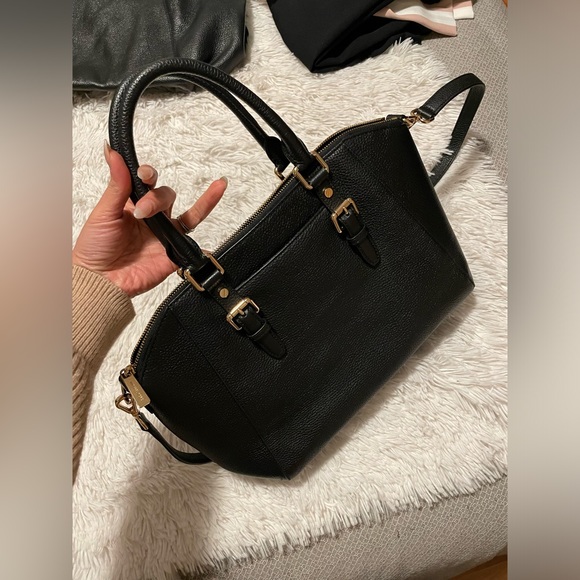 Michael Kors Ciara Pebbled Leather Satchel - Picture 4 of 11